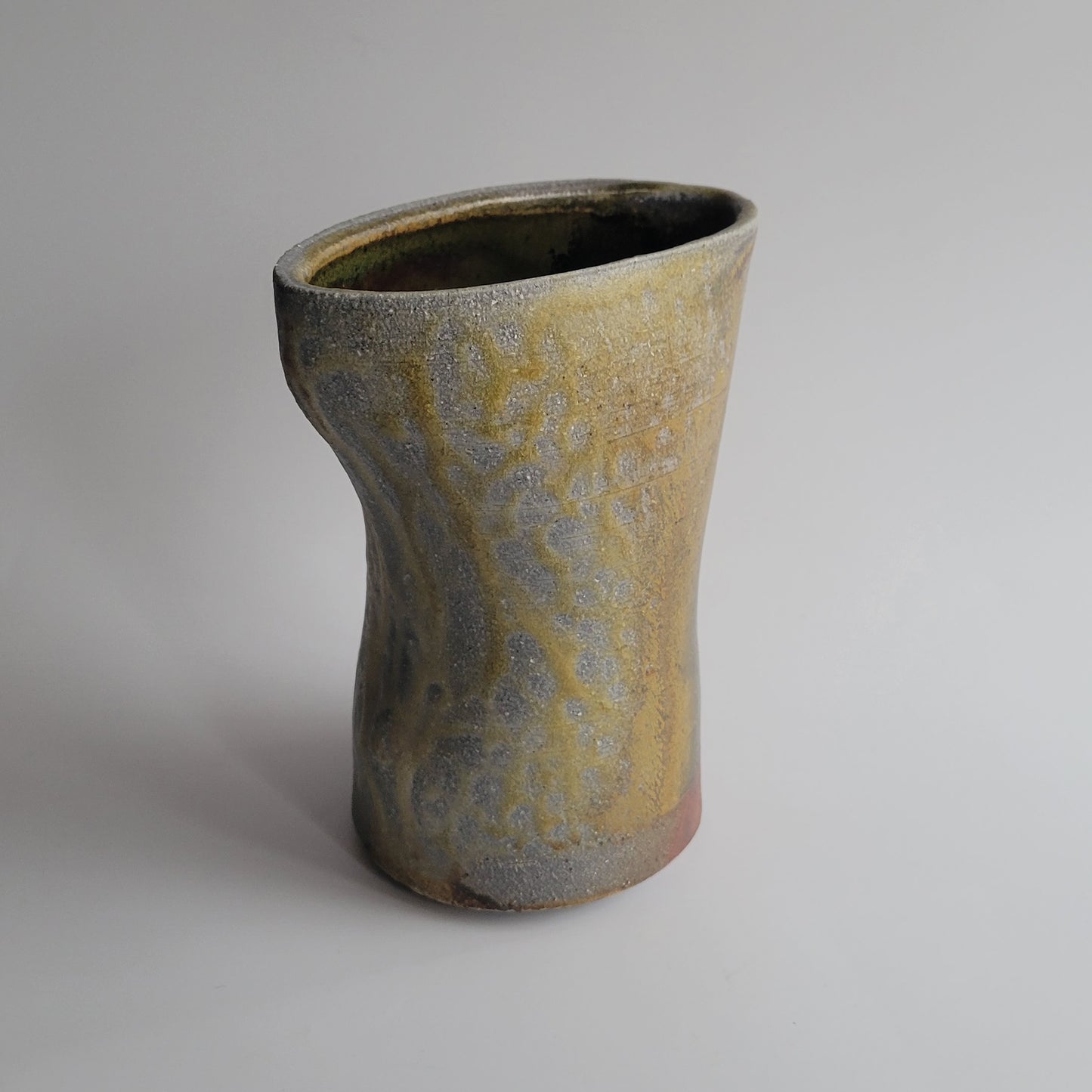 Woodfired Altered "T" Vase