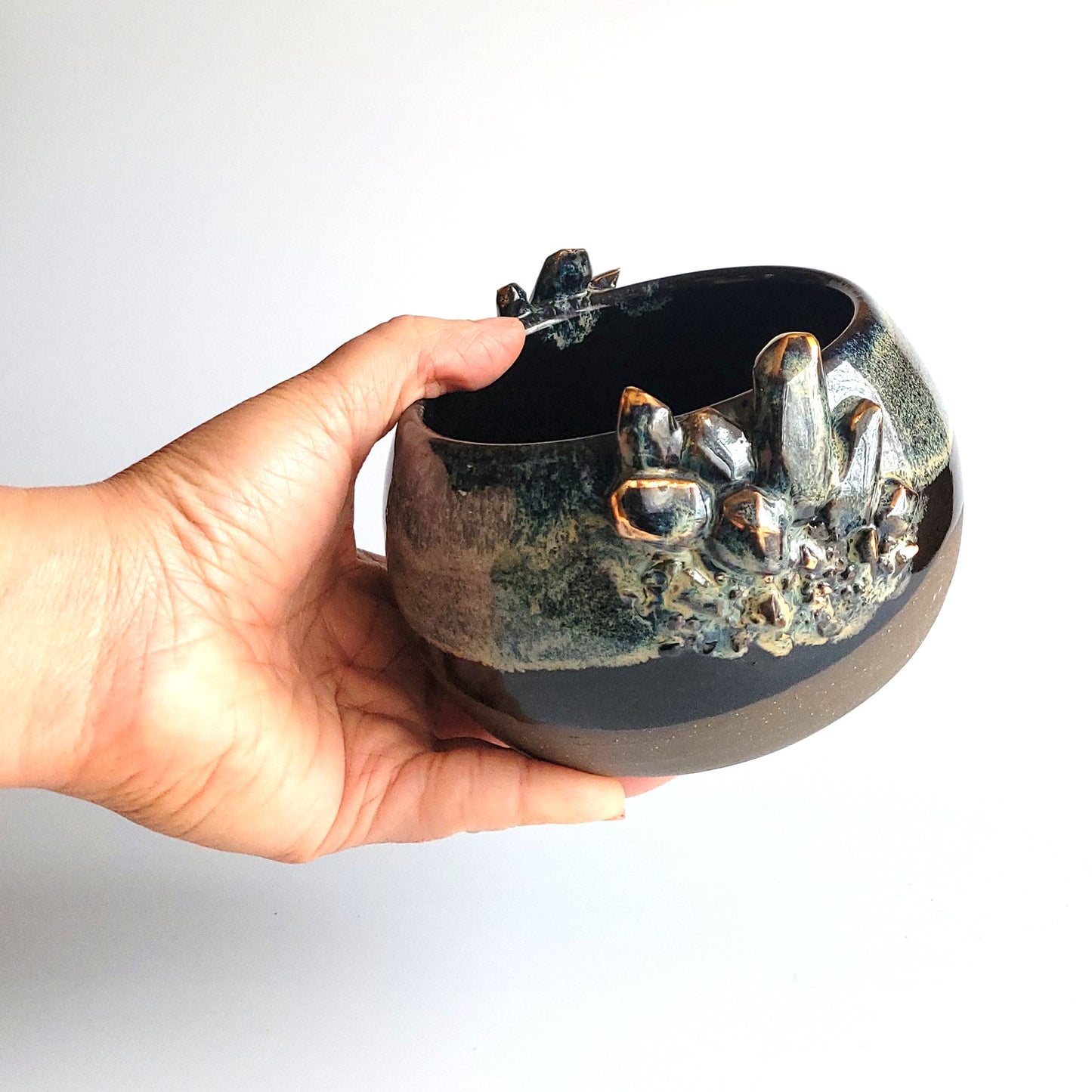 Double-Sided Crystal Bowl