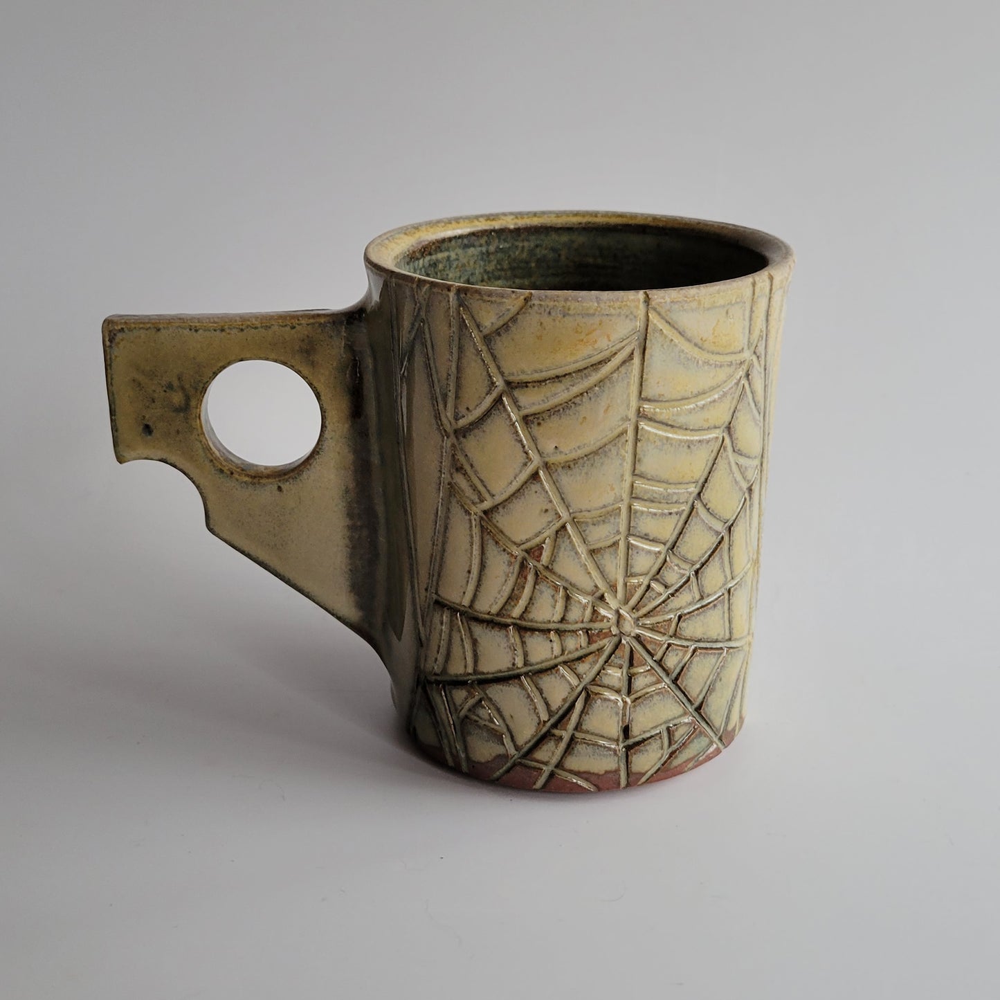 Woodfired Spiderweb Mug